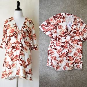 NWT Somedays Lovin Cape Floral Mini Dress